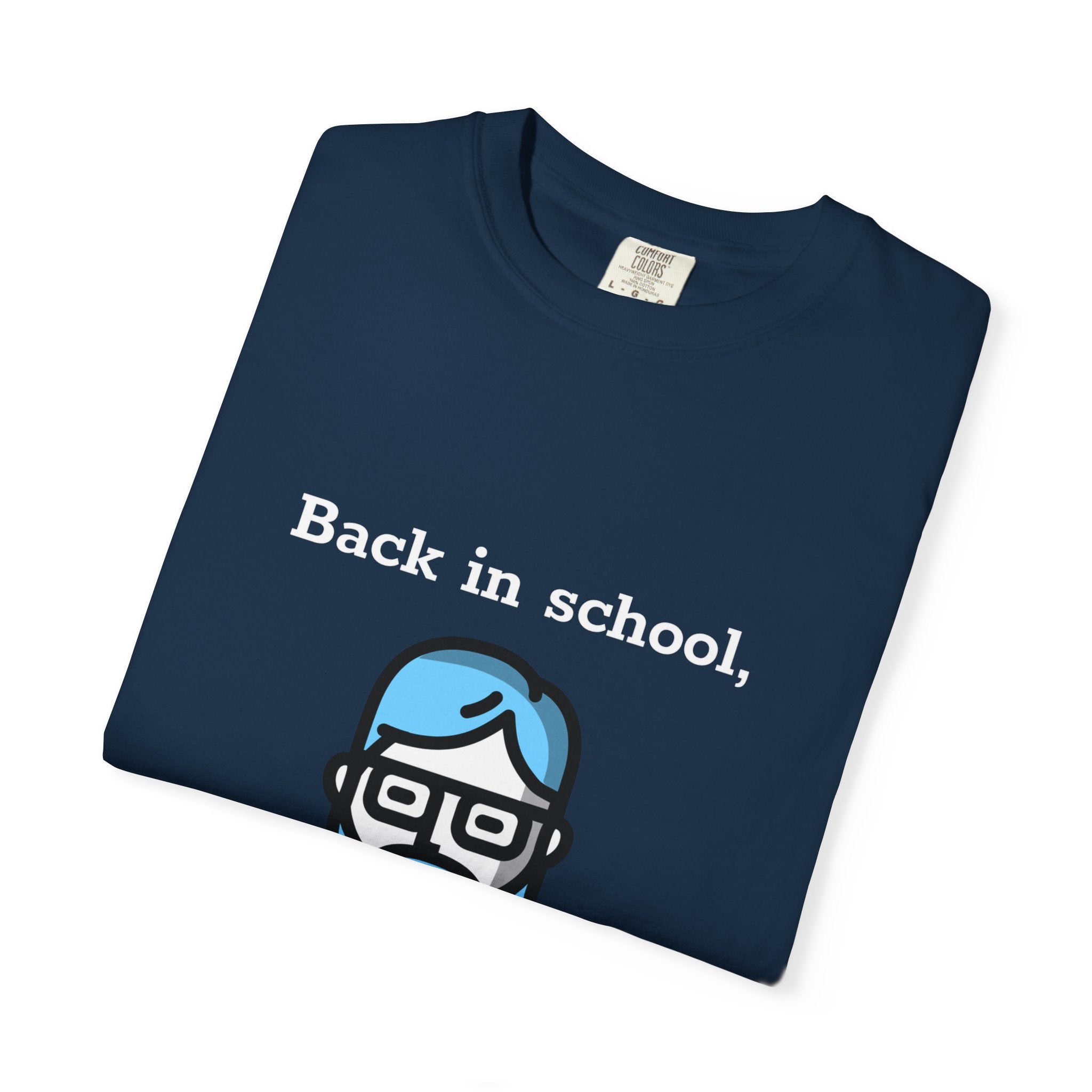Professor Icon T-Shirt — Retro Nerd Graphic Tee for Teachers & Students