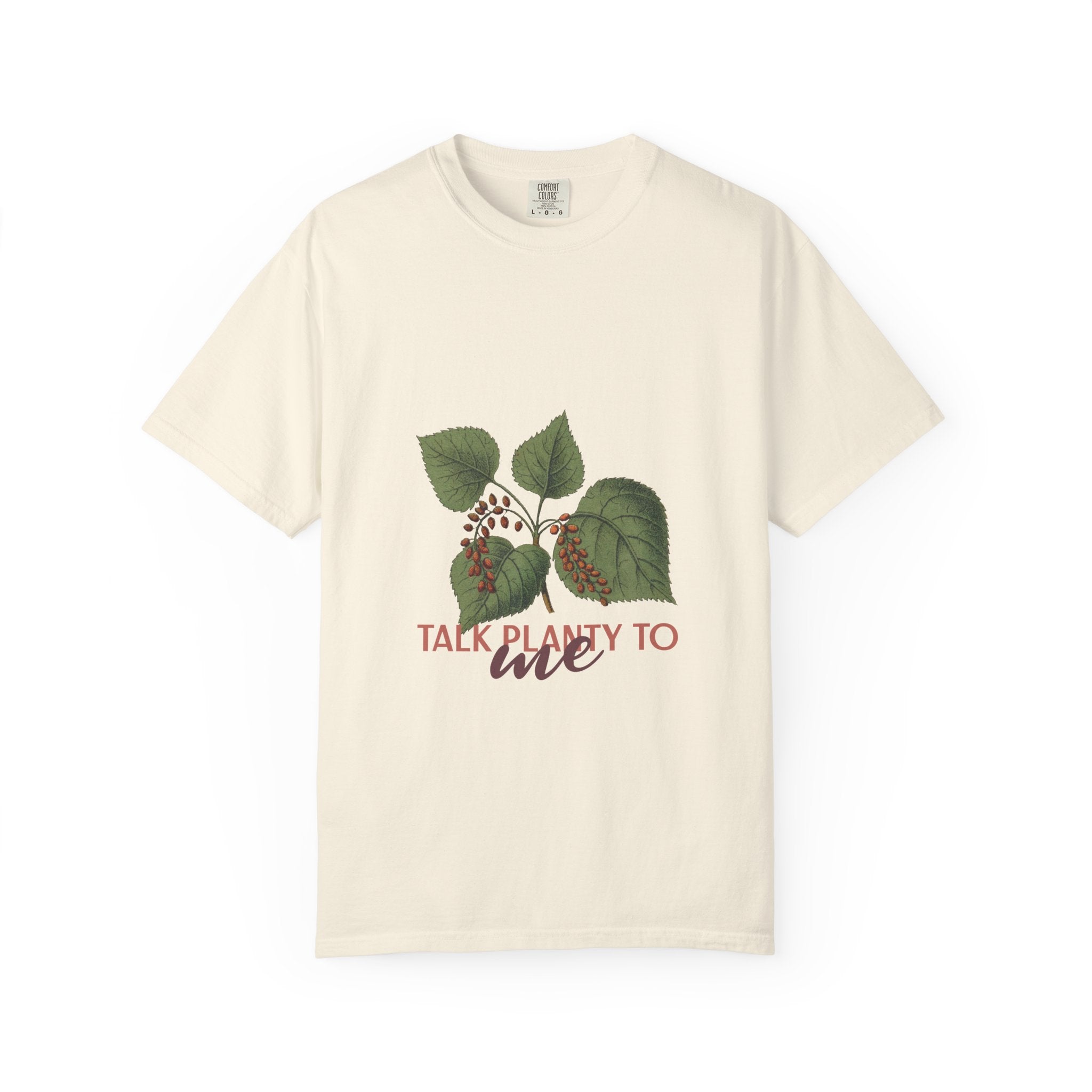 Plant Lover T‑Shirt – “Talk Planty to Me” Botanical Graphic Tee