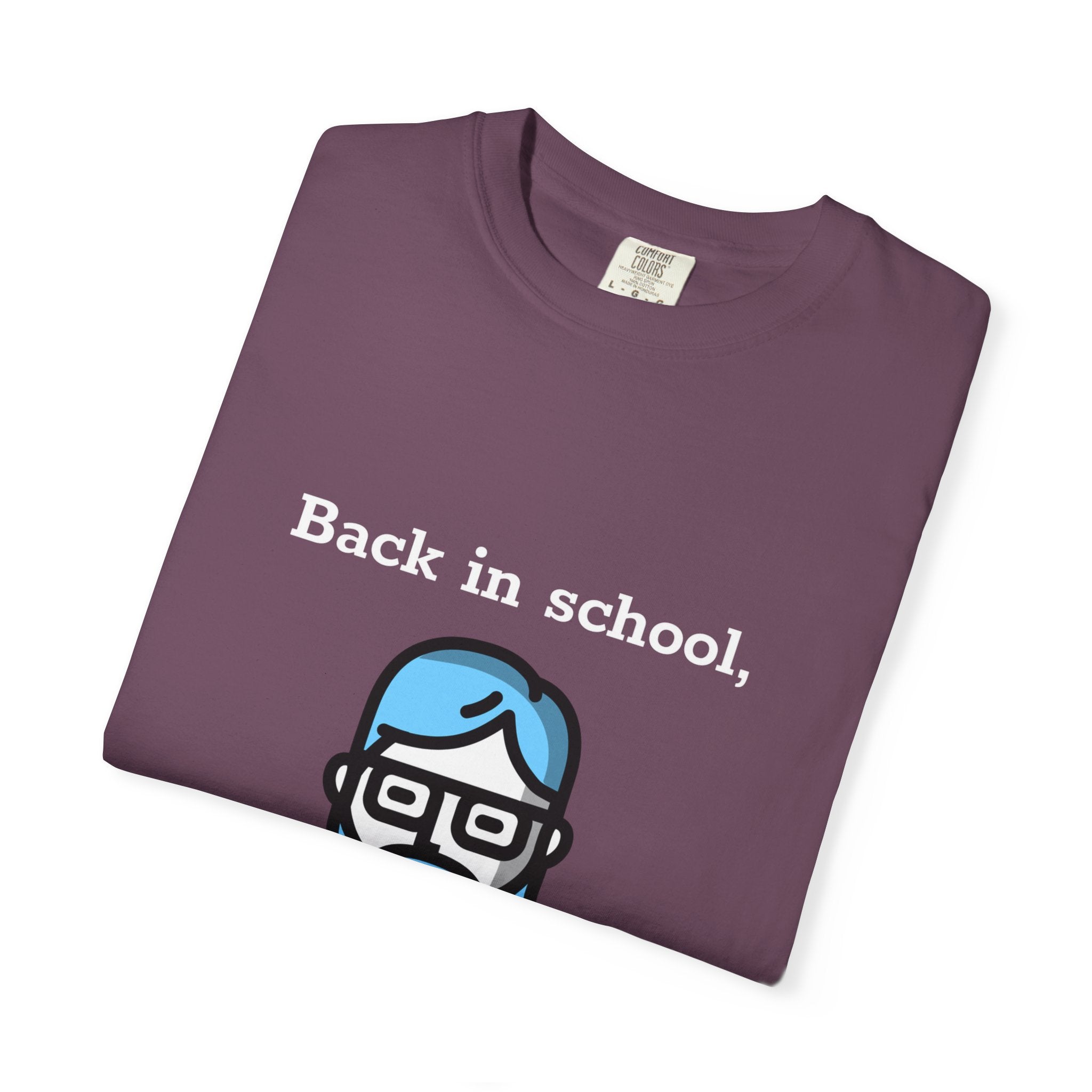 Professor Icon T-Shirt — Retro Nerd Graphic Tee for Teachers & Students