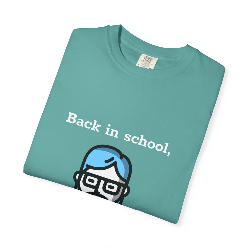 Professor Icon T-Shirt — Retro Nerd Graphic Tee for Teachers & Students