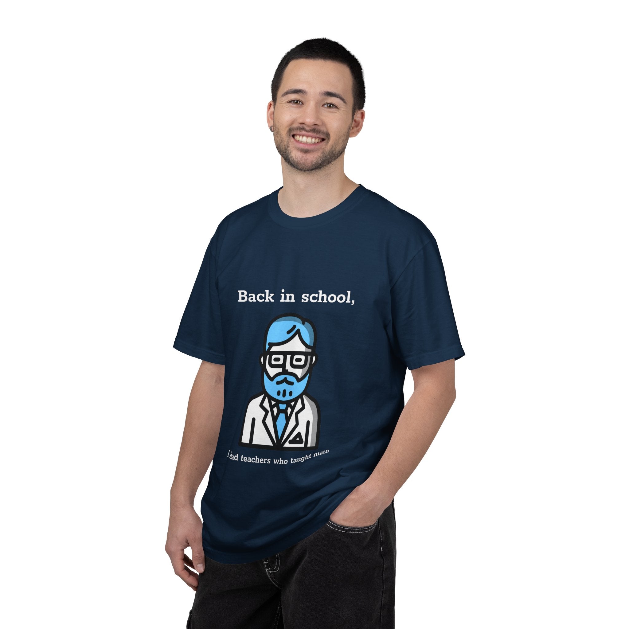 Professor Icon T-Shirt — Retro Nerd Graphic Tee for Teachers & Students