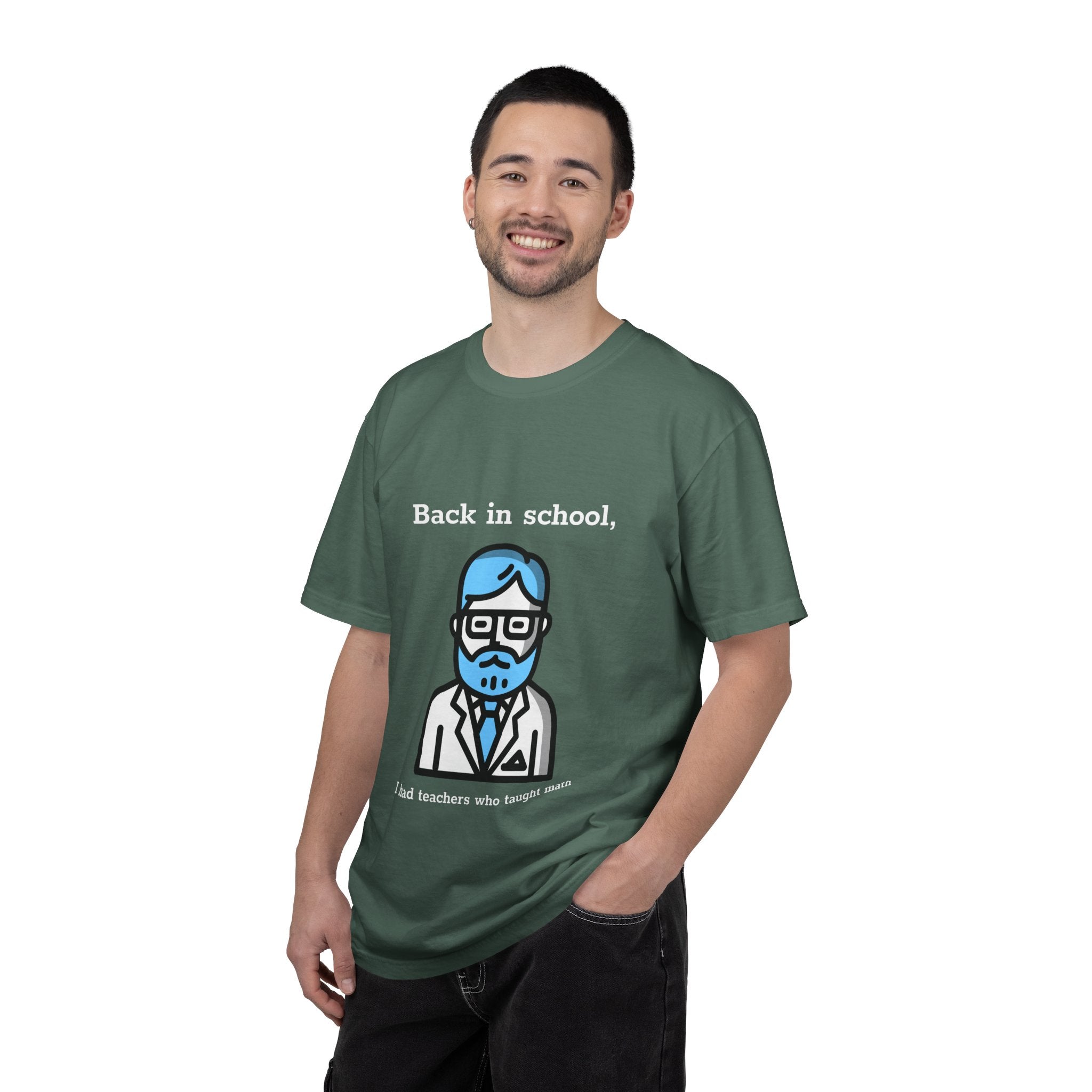Professor Icon T-Shirt — Retro Nerd Graphic Tee for Teachers & Students