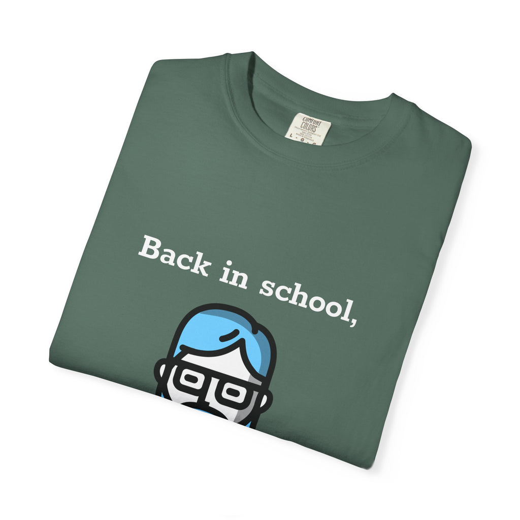 Professor Icon T-Shirt — Retro Nerd Graphic Tee for Teachers & Students