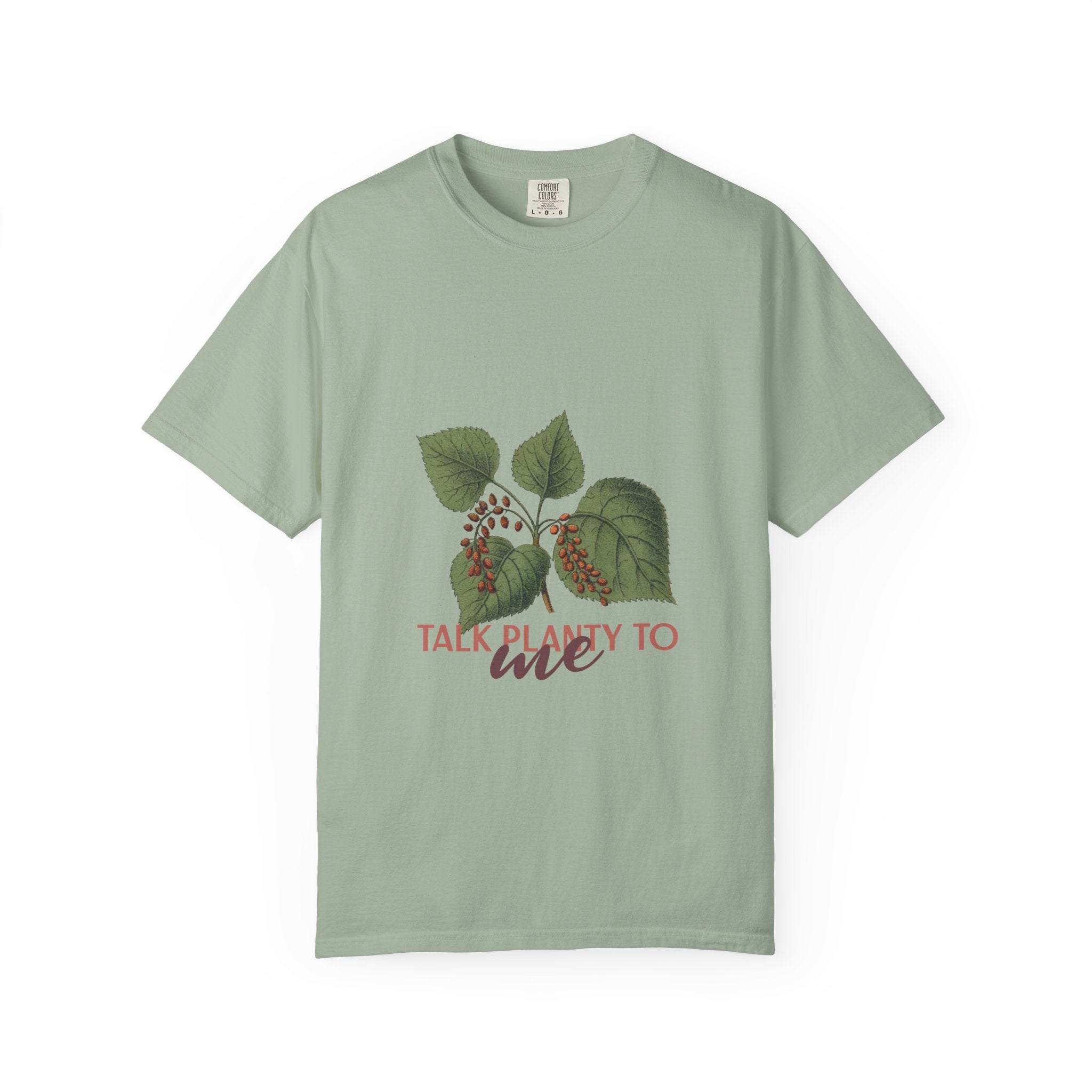 Plant Lover T‑Shirt – “Talk Planty to Me” Botanical Graphic Tee