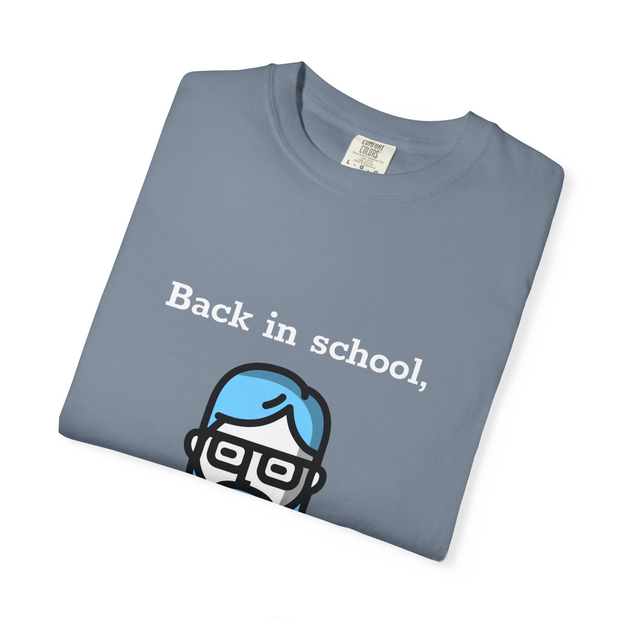 Professor Icon T-Shirt — Retro Nerd Graphic Tee for Teachers & Students