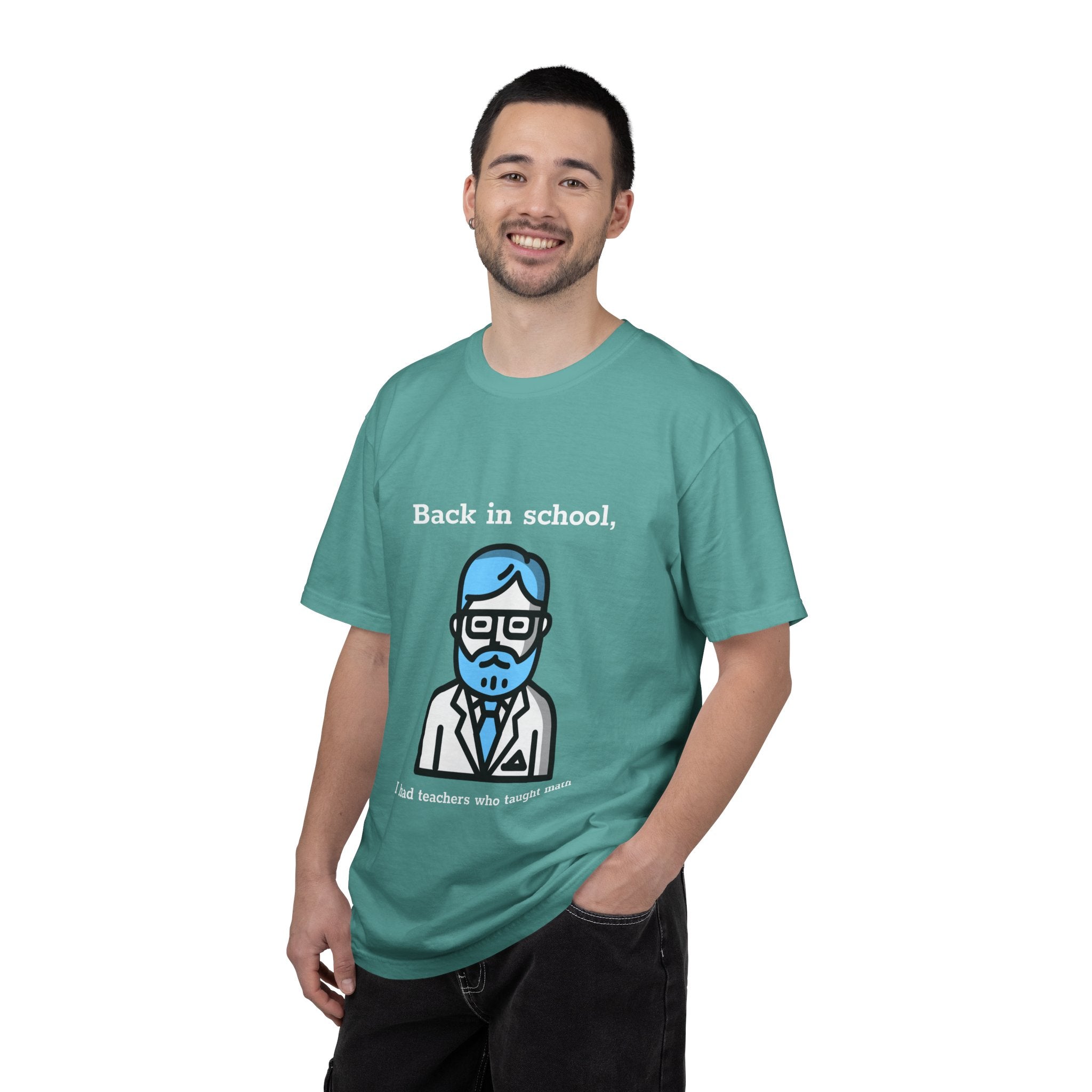 Professor Icon T-Shirt — Retro Nerd Graphic Tee for Teachers & Students
