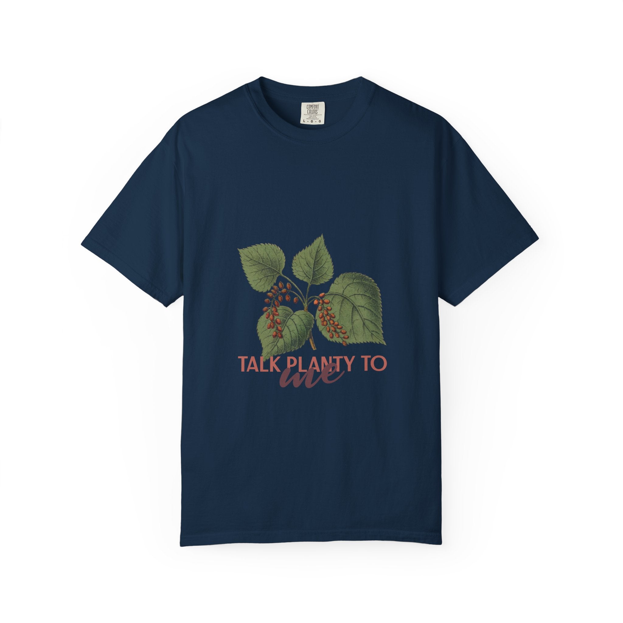 Plant Lover T‑Shirt – “Talk Planty to Me” Botanical Graphic Tee